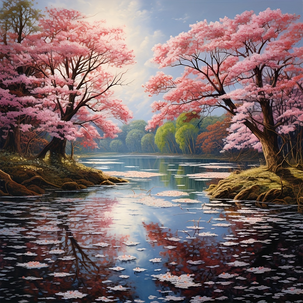 1pc Landscape DIY Diamond Painting Beautiful Natural Scenery