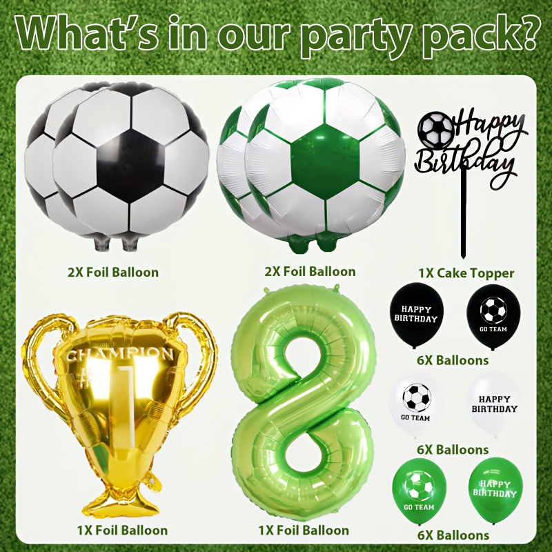 Fiesta de fútbol / Cumpleaños de fútbol / Decoraciones de fiesta