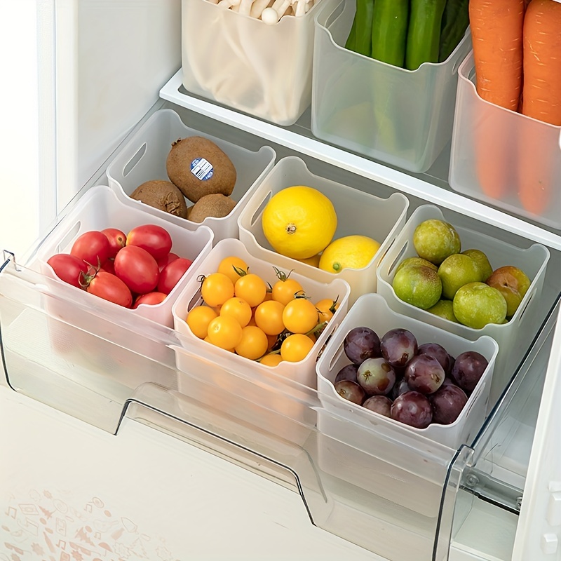 Transparent Pp Refrigerator Storage Box Keep Fruits And - Temu