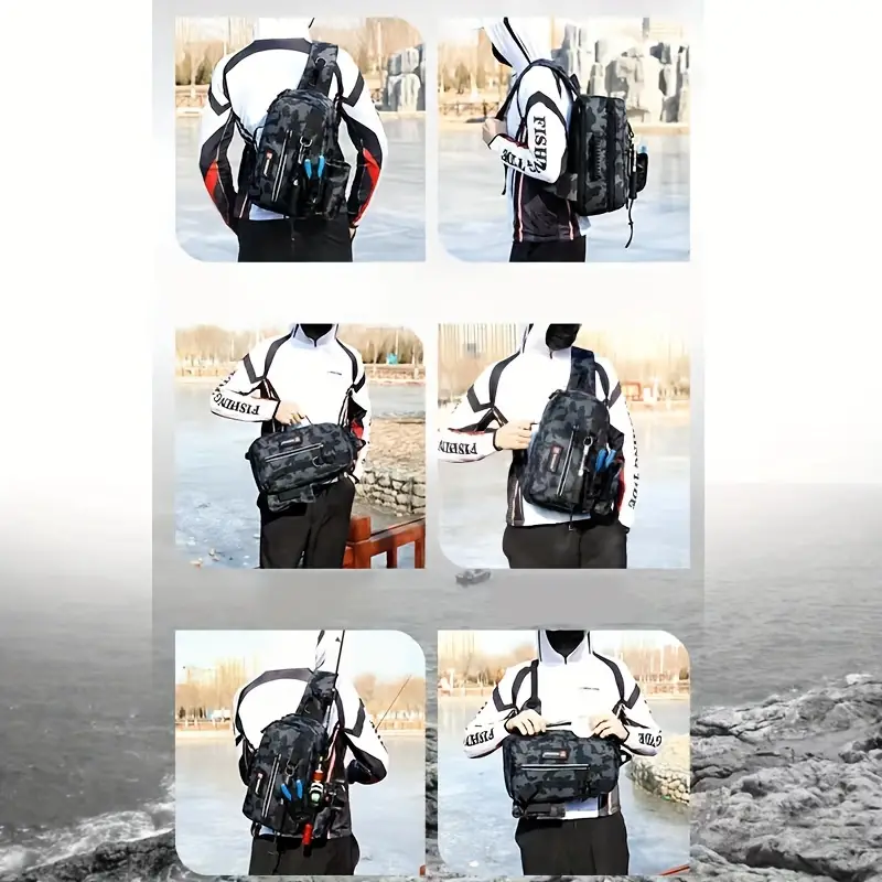 Multifunctional Lure Bag Outdoor Large Capacity Fishing - Temu