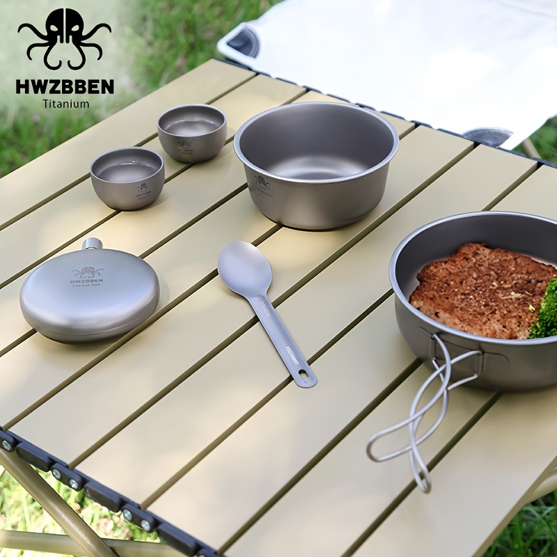 Hwzbben Pure Titanium Outdoor Kettle Lightweight And Durable - Temu