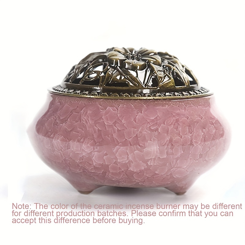 Ceramic Incense Holder - Pink