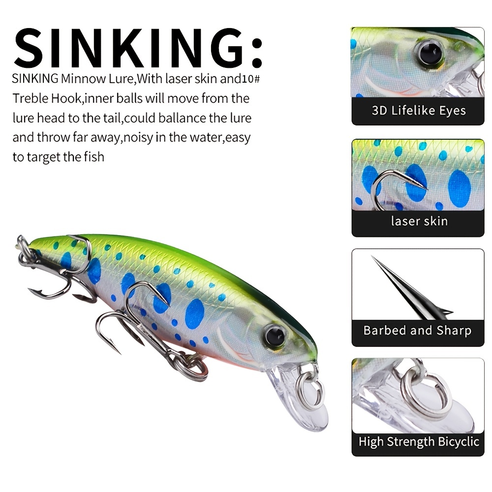 Sinking And Floating With Assisted Throwing Device Lure With - Temu
