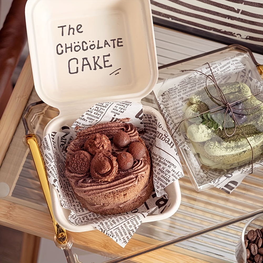 Disposable Bento Cake Boxes Biodegradable Bento Cake Box - Temu