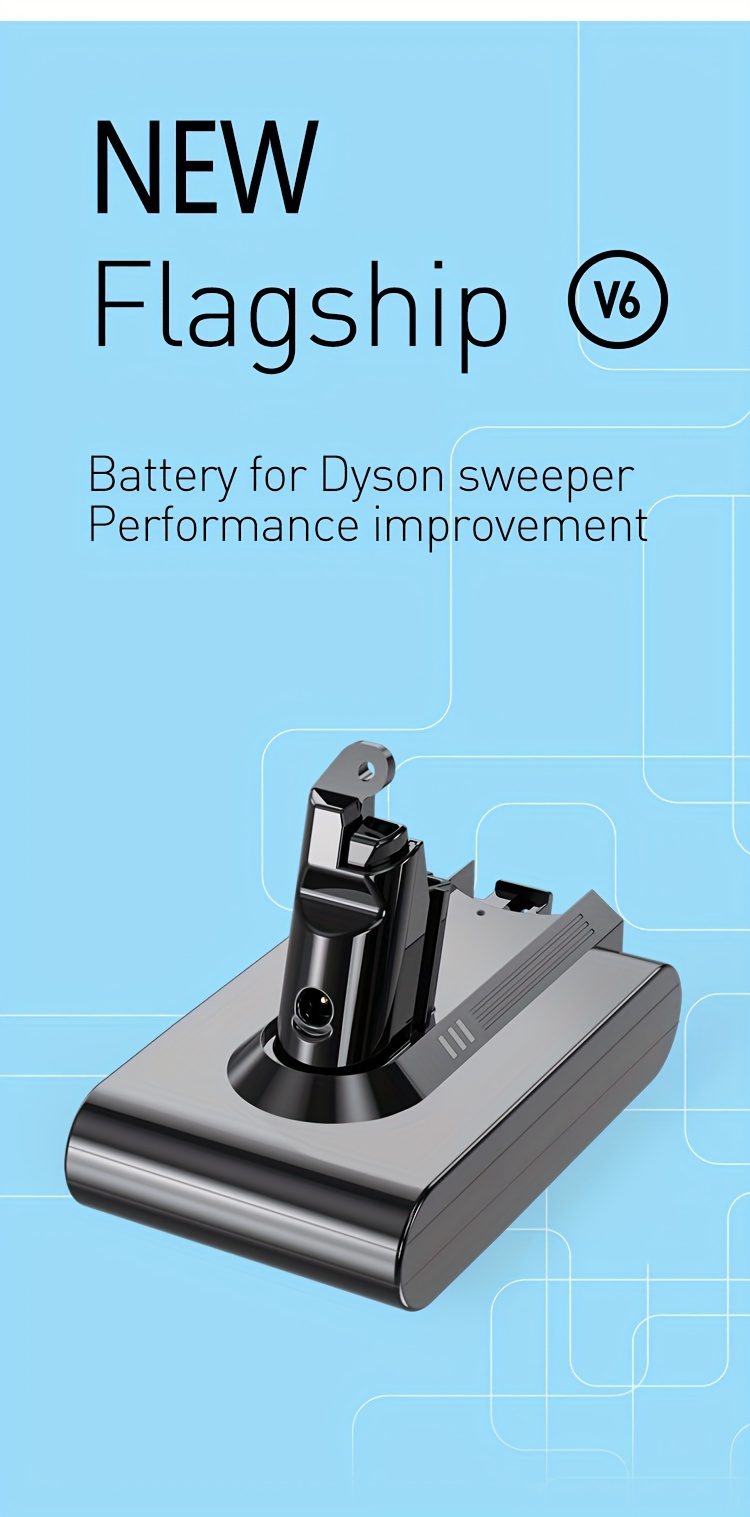 21.6V Replacement Battery For Dyson V6 Animal Extra SV04 SV09 SV06 SV03  SV05 Vac