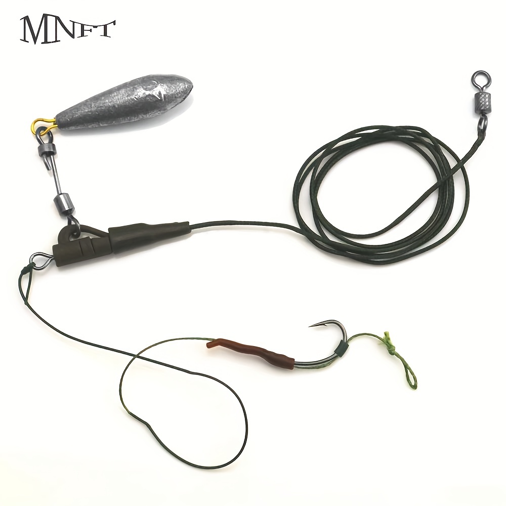 

Anti-winding Single Hook Line Fishing Rig With Water Drop Lead Combination