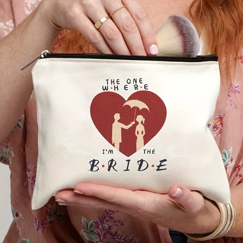 Bride Gifts For Women Makeup Bag, Bridal Shower Decorations, Party