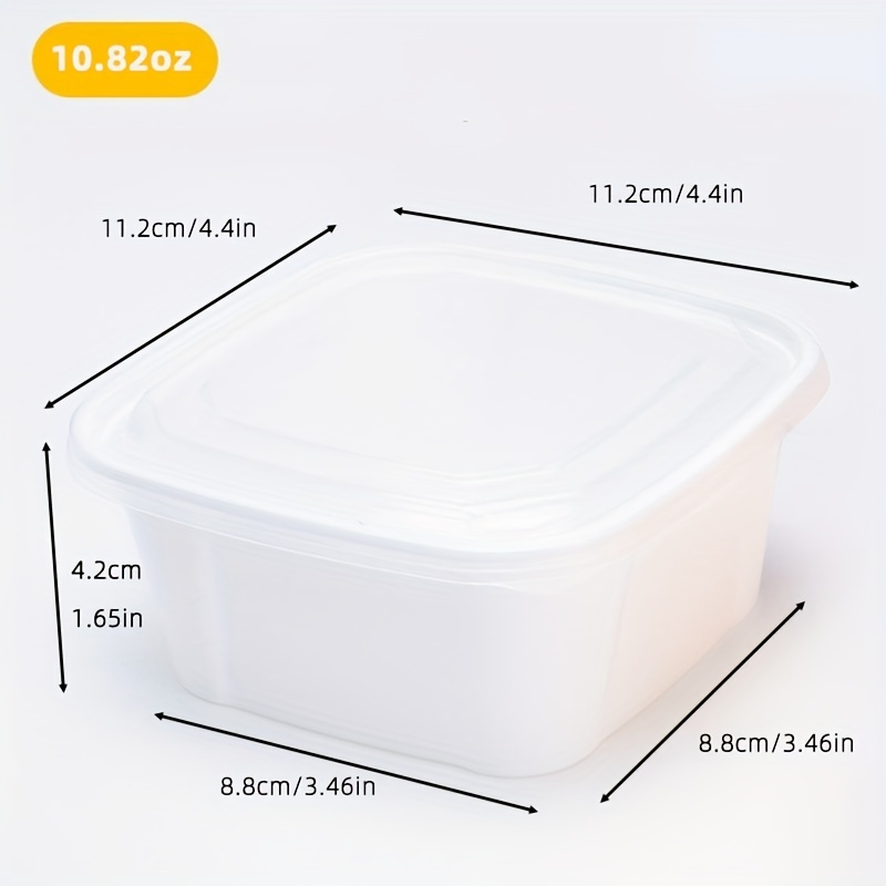 Wholesale 6 Pk 3 Compartment Square Food Container- 33.8oz BLACK