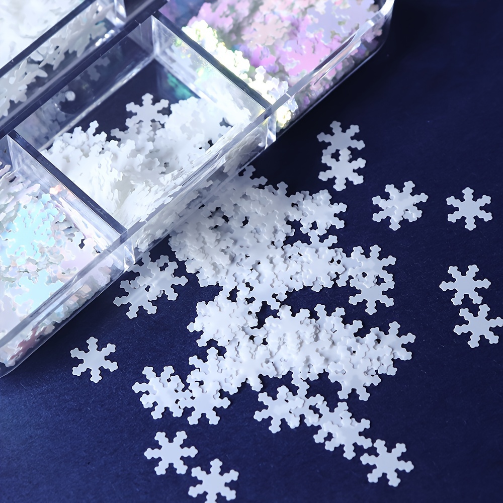 Christmas Resin Filler Snowflake Sequins Epoxy Resin Filling Pigment  Mermaid Glitter Craft Supplies DIY Epoxy Resin Complete Kit