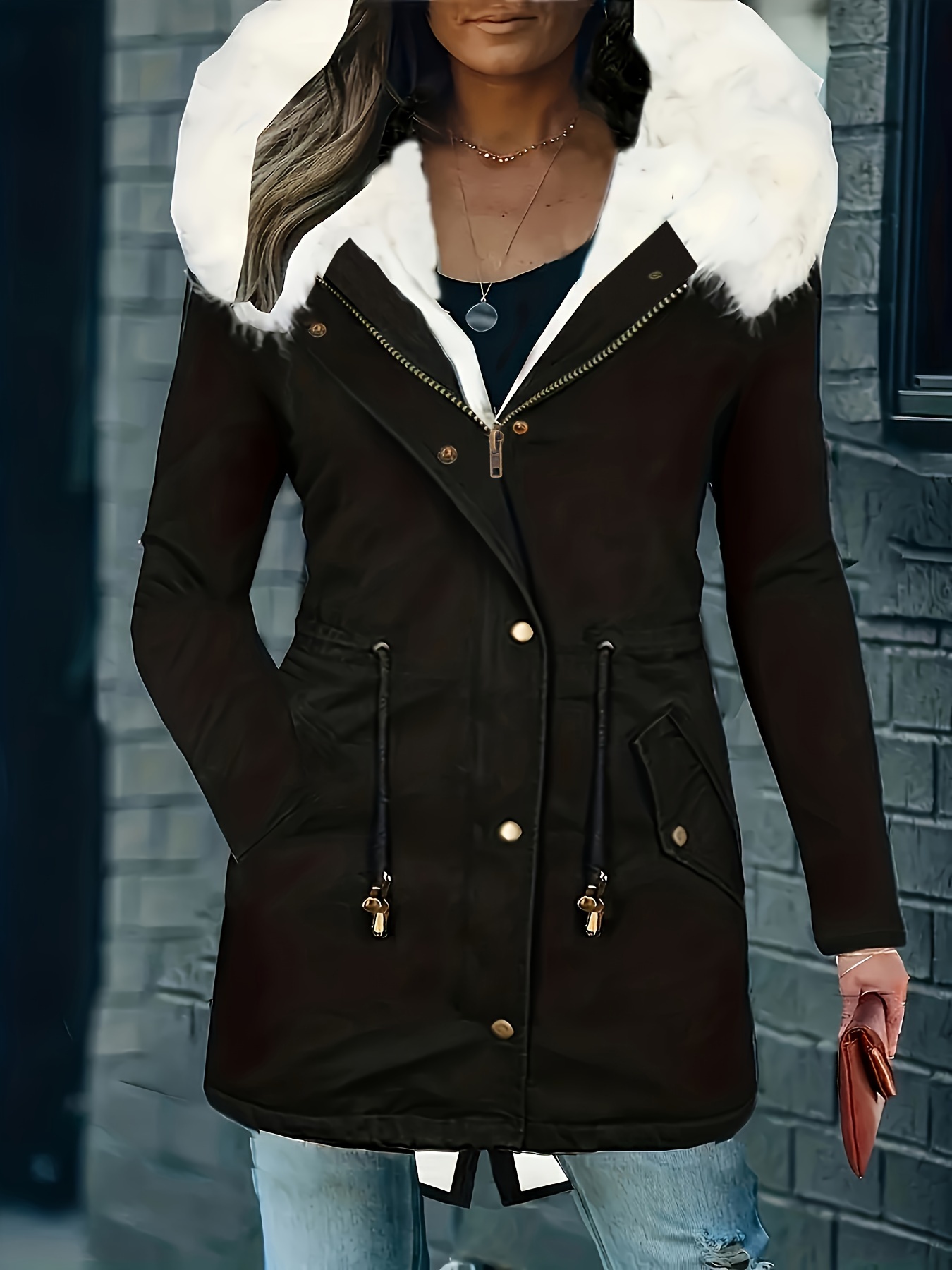 Hooded Parka Coat