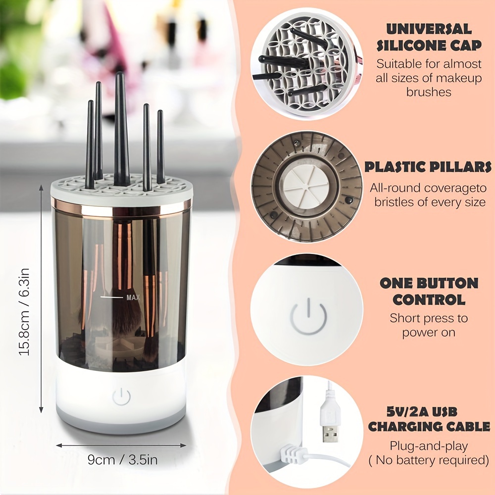 Makeup Brush Cleaner Machine electric Makeup Brush - Temu