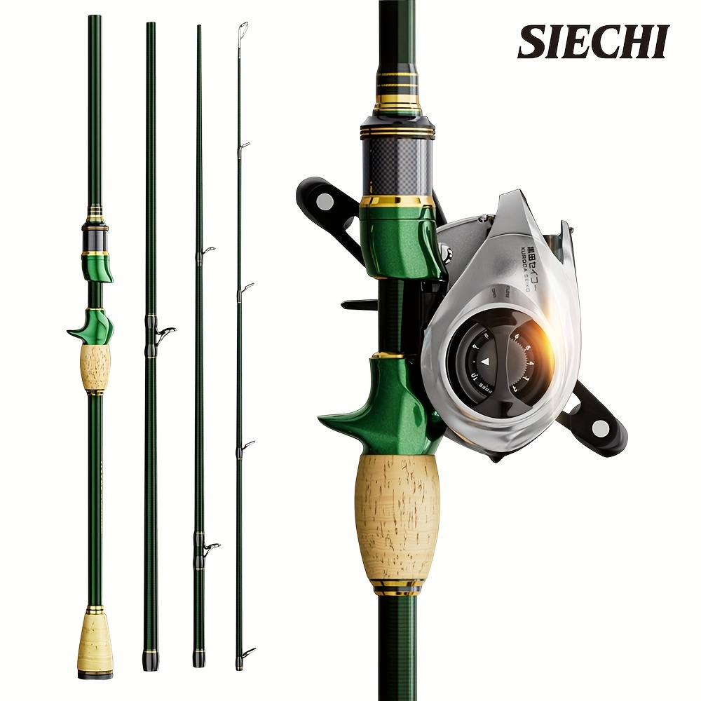 Lightweight Portable Carbon Fishing Rod Perfect Spinning - Temu Canada