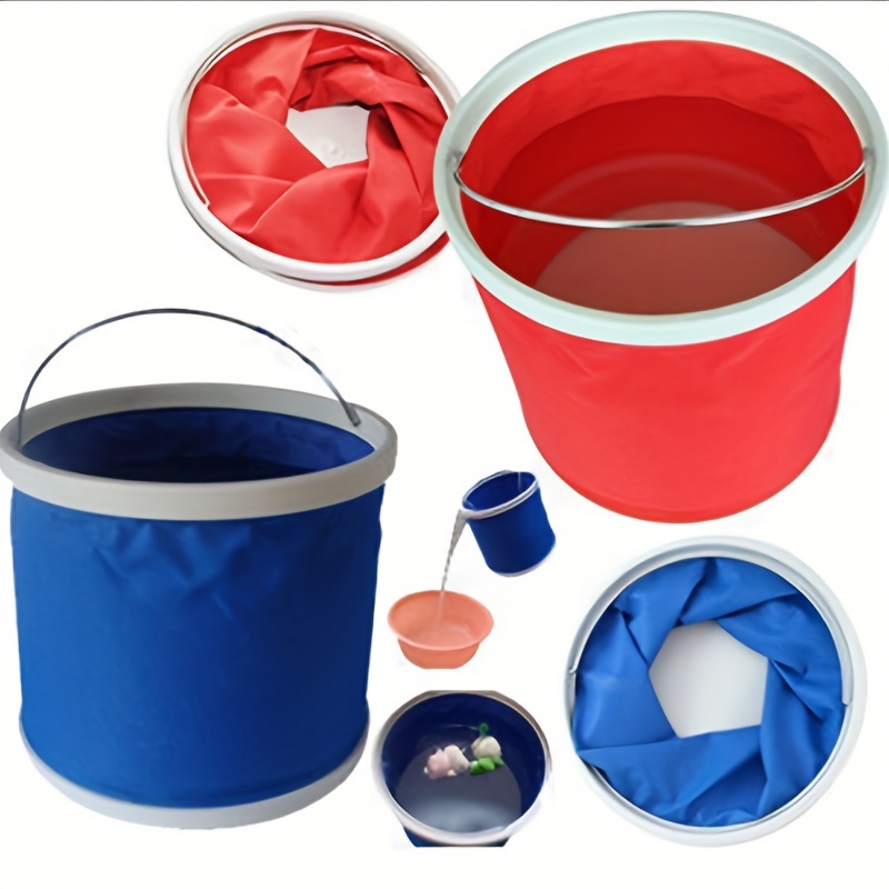 Collapsible Bucket With Handle, Household Cleaning Bucket, Mop Bucket  Folding, Foldable Portable Small Plastic Water Bucket, For Outdoor Garden  Camping Fishing ( /2.6gallon) - Temu
