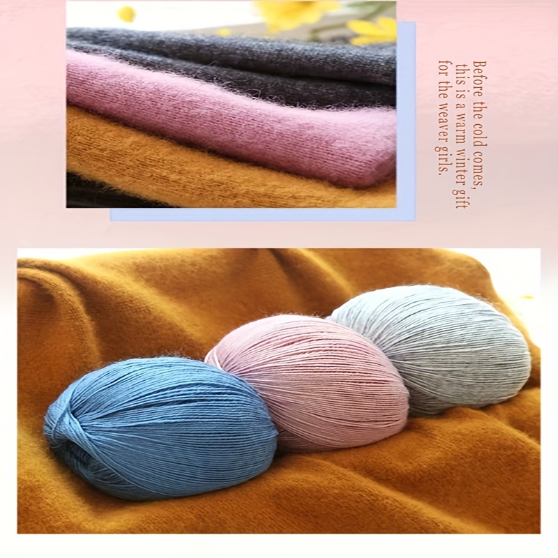 Medium Thick Cashmere Yarn Wool Ball Hand-knitted Machine-knitted Wool Yarn Cashmere  Yarn For Crocheting And Knitting Scarf - Temu United Kingdom