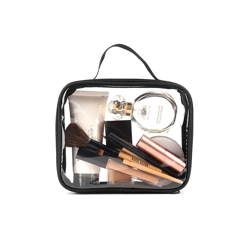Chanel clear makeup bag