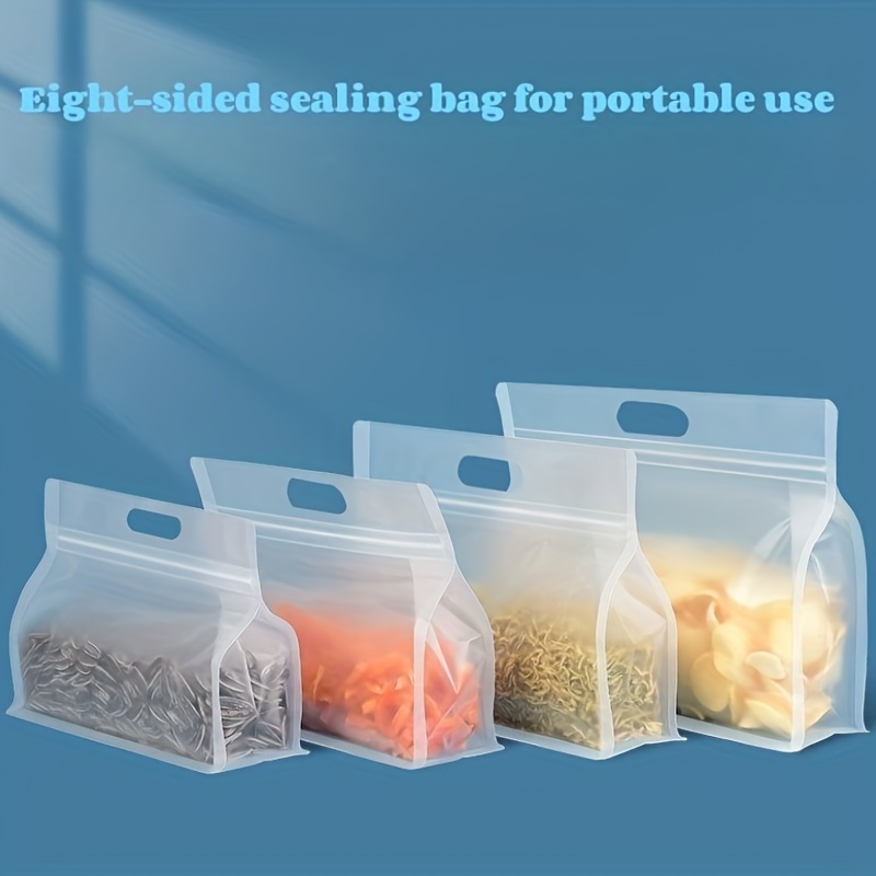 Airtight Food Storage Bags Self sealing D Food Storage - Temu