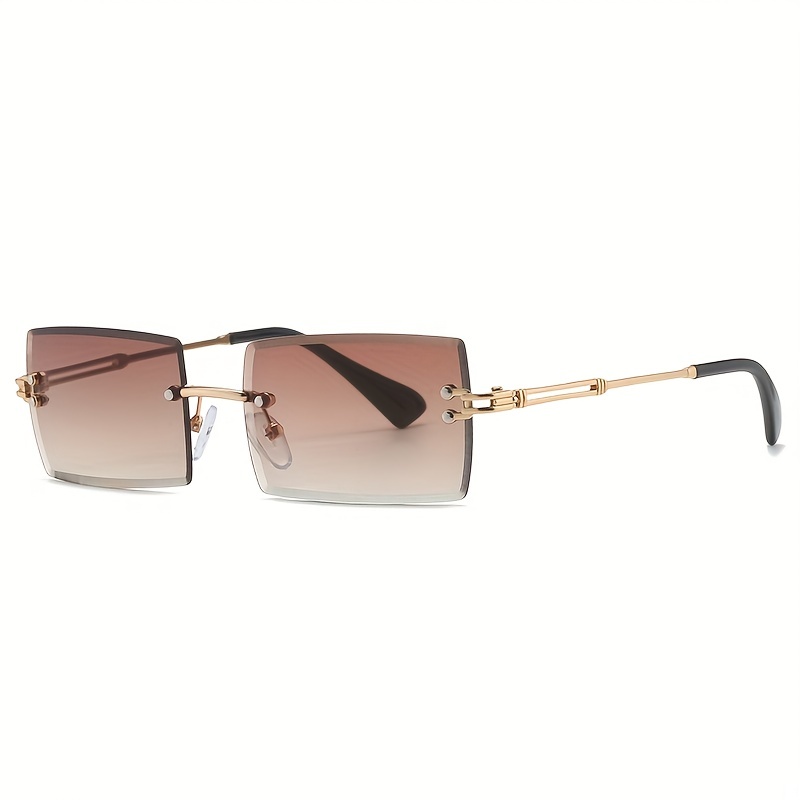 Rimless Sunglasses Gradient Glasses UV400