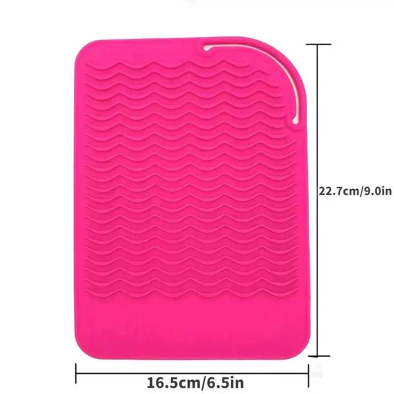 Heat Resistant Mat For Curling Iron Flat Irons And Hair - Temu
