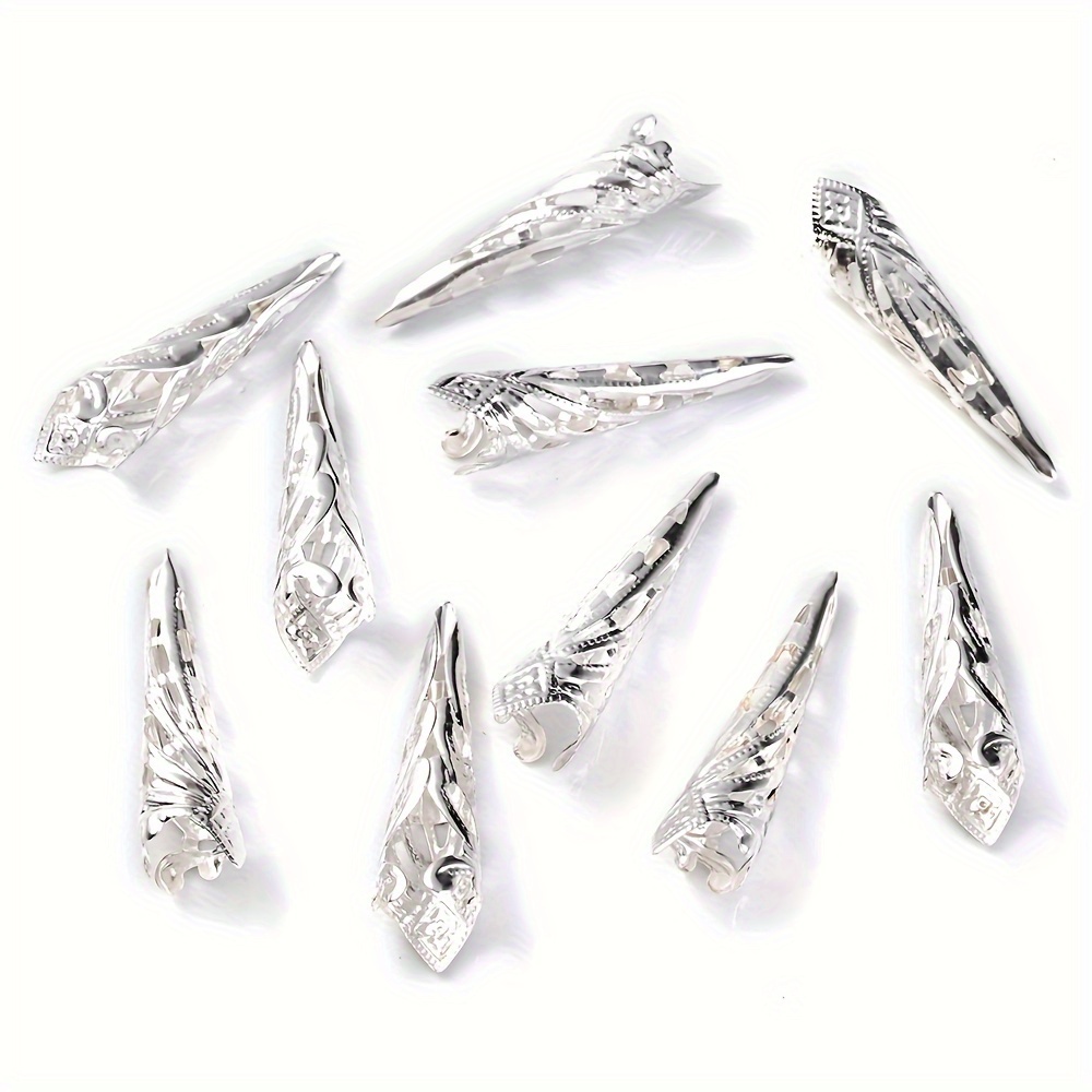 Trumpet Flower Bead , Hollow Diy Bracelet Connectors Findings For Jewelry  Making Accessories - Temu