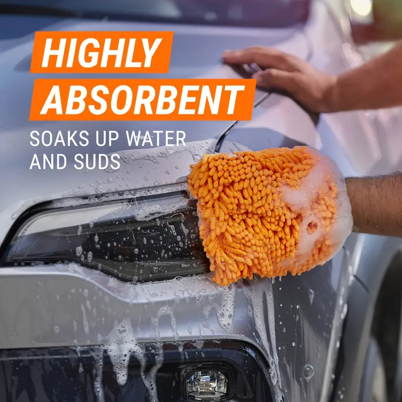 Car Wash Mitt - Scratch-free Chenille Microfiber Washing Mitts, Dual Sided  Cleaning Gloves For Dirt - Premium Sponge Cloths For Cars,trucks And Boats  - Temu United Arab Emirates