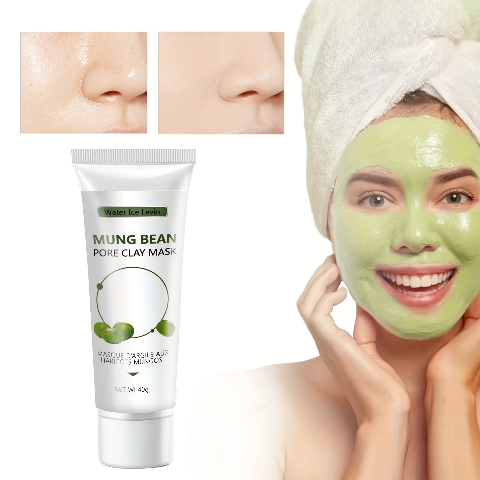 Face Mud Black Pearl Clay Mask Face Care Moisturizing Cream For
