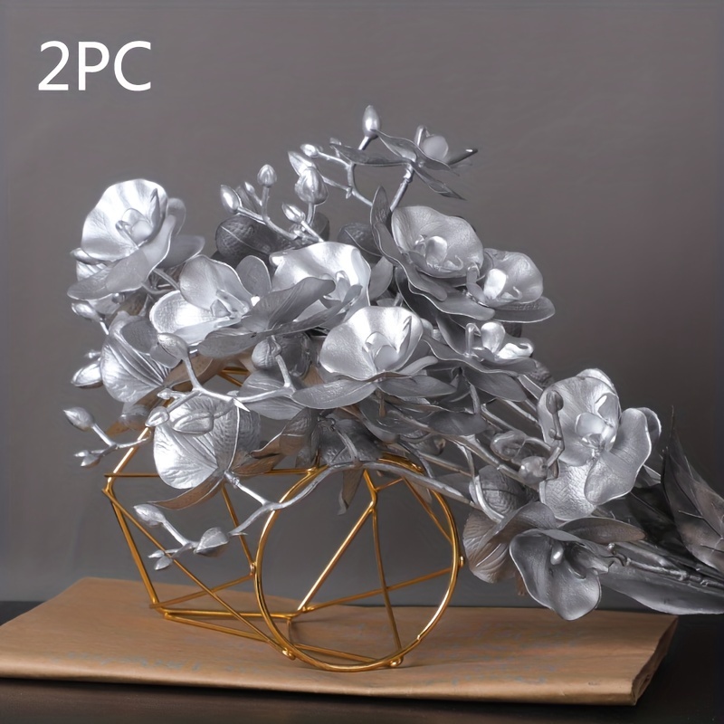 Christmas Artificial Flowers Fake Plant Branch Decor For - Temu