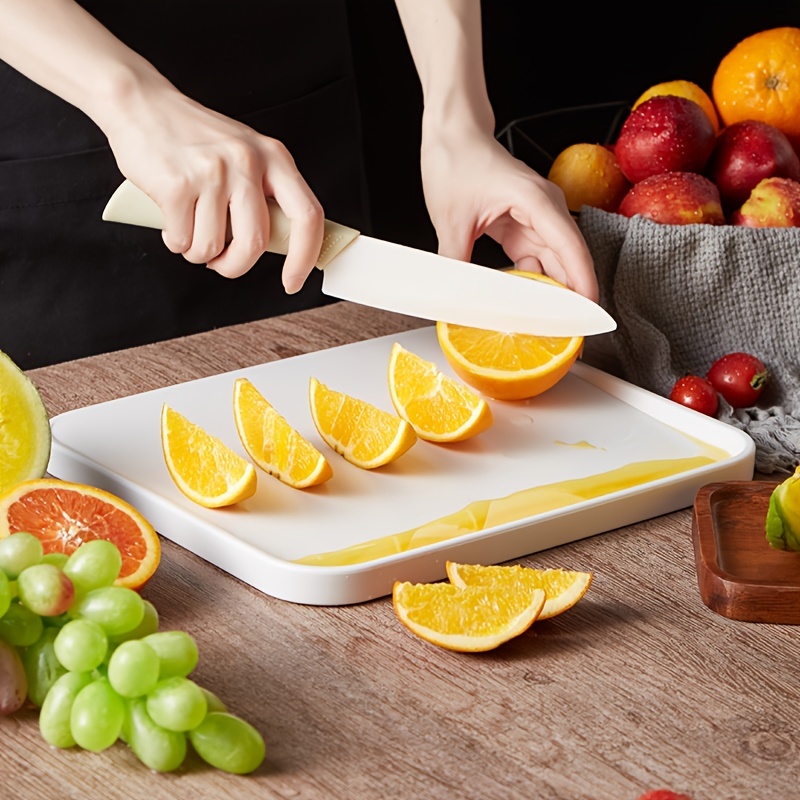 Cutting Board Plastic Chopping Board Antibacterial And Mold - Temu