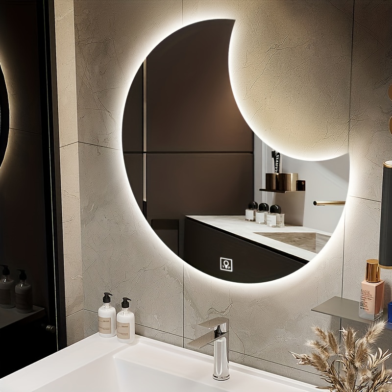 luz moderna de lujo nube forma vanidad espejo irregular hotel dormitorio  tocador maquillaje pared colgante espejo
