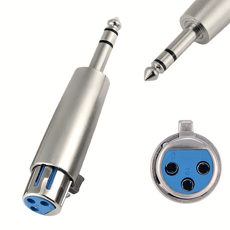 Adaptateur XLR Angle Droit Mâle/femelle Réglable - 2 Pièces, 3 Broches, Pour Câbles Microphone