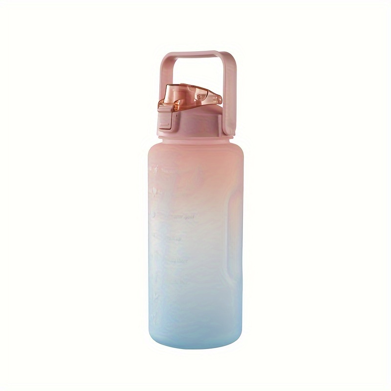 1pc Outdoor Gradient Water Bottle, 2000ml Large Capacity Sports