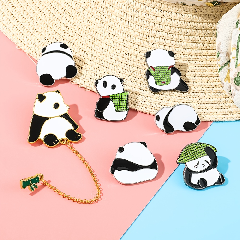 Broche De Panda De Desenho Animado Fofo Pin Kawaii Animal Liga Breastpin  Lapel Pin Badge Roupas Bolsa Mochila Jaqueta Charme Presente Para Crianças  Amigos - Temu Portugal