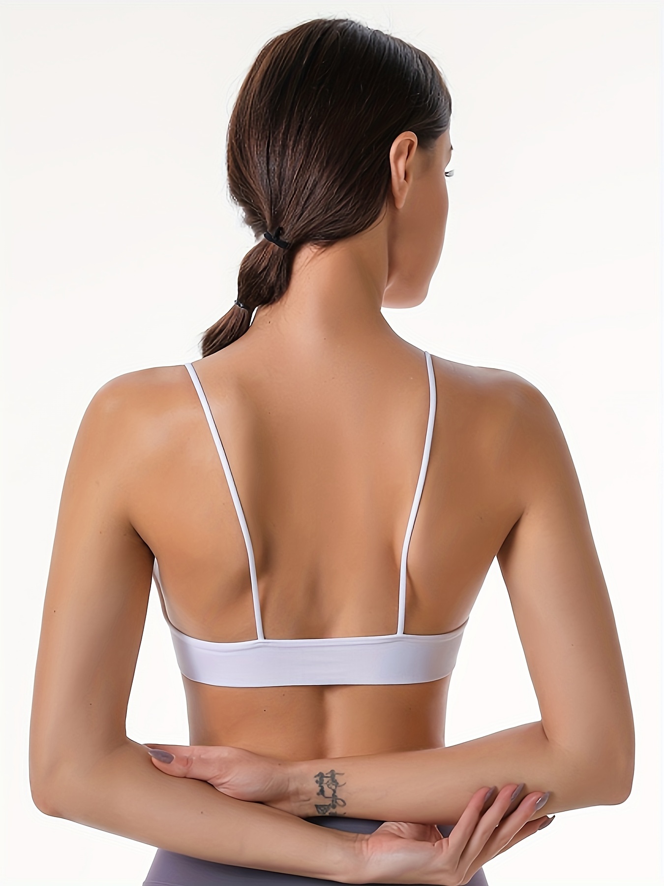 Simple Solid Wireless Bras Comfy Breathable Stretch - Temu
