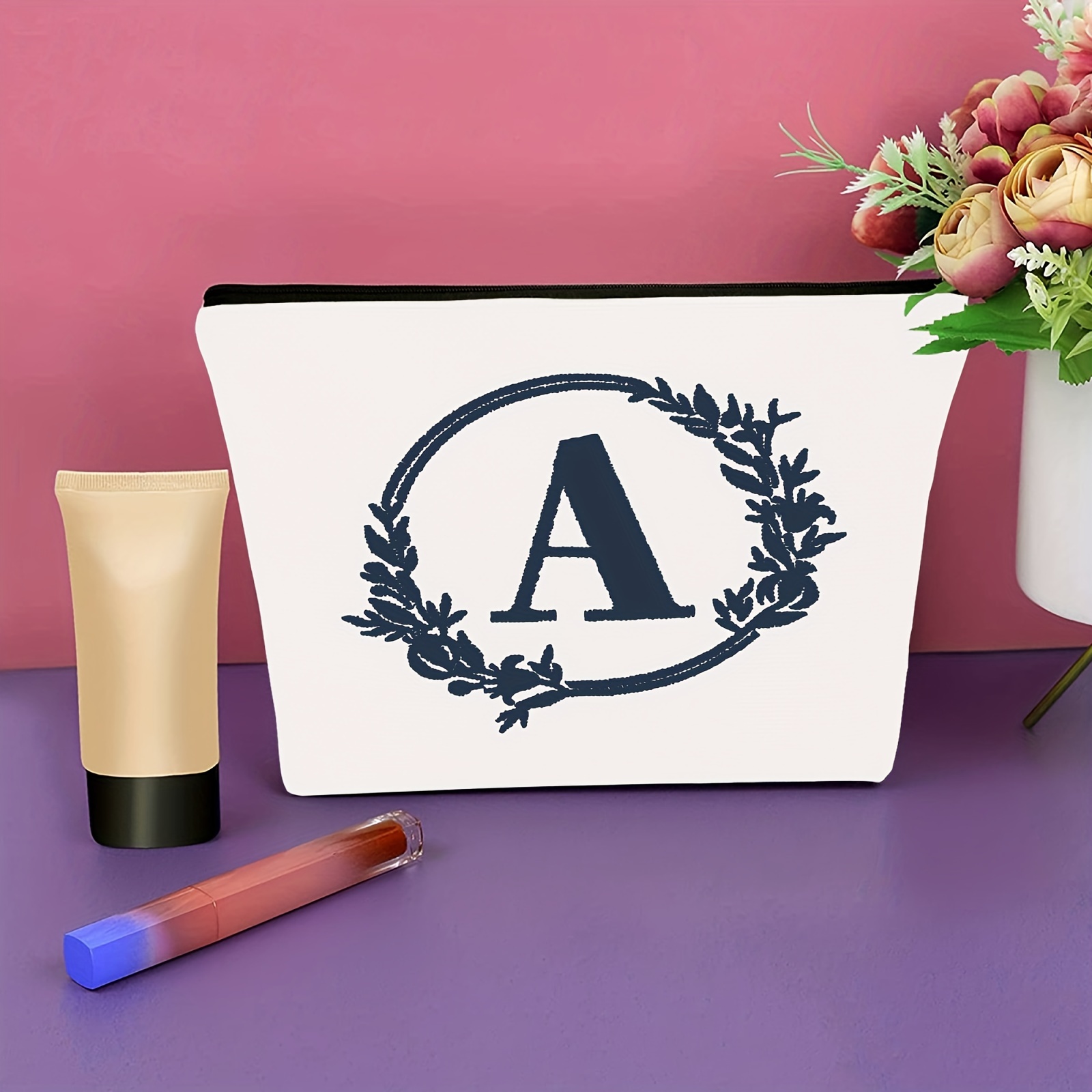 Personalized Makeup Bag for Bridesmaids and Bride Wonderful 