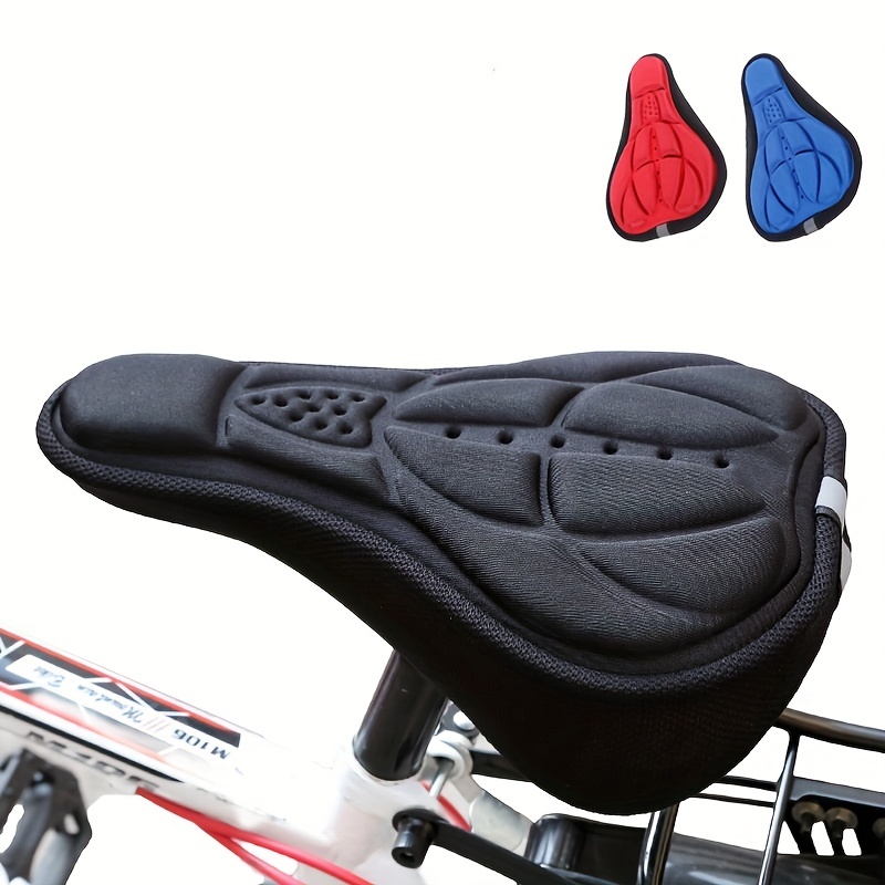 Comprar Sillín de silicona para bicicleta, cojín de Gel transpirable, funda  de asiento suave