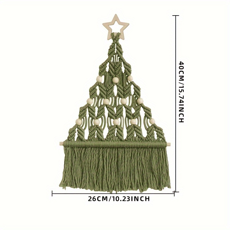 Handmade Cotton Rope Woven Christmas Tree Material Package - Temu