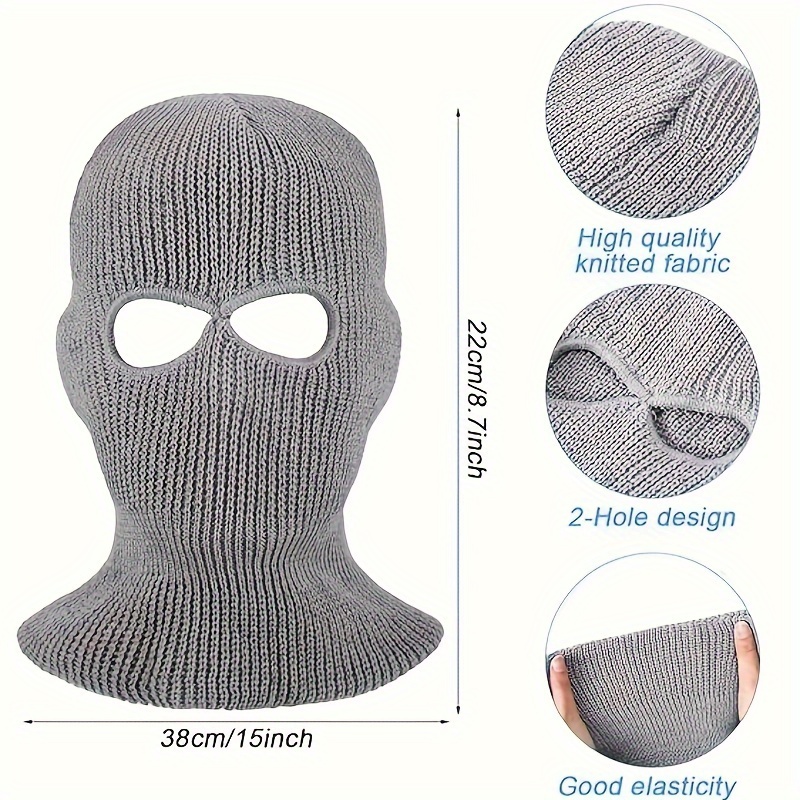 Solid Color Knit Balaclava Sciarpa Cappuccio Elastica A - Temu Switzerland