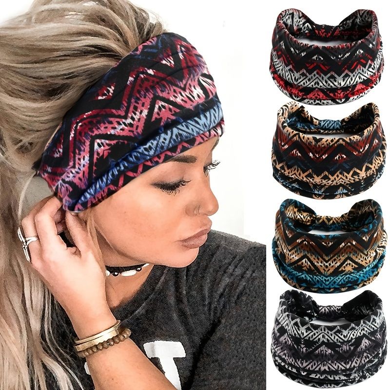 Boho Workout Head Bands For Women's Elastic Non Slip Vintage Hairbands  Floral Workout Hair Bands - Clothing, Shoes & Jewelry - Temu Canada