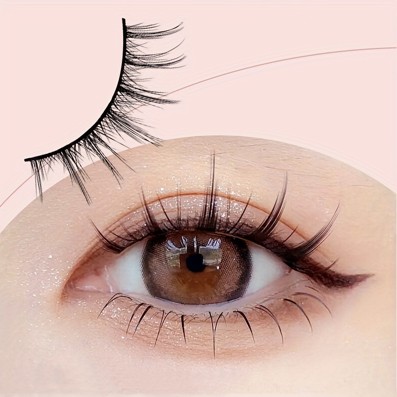 Anime Fairy False Eyelashes Cos Handmade False Eye Lashes Little Devil Big  Eyes