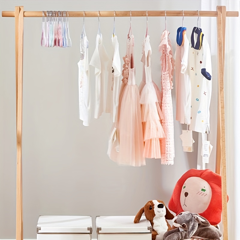 Non slip Baby Clothes Hangers Durable Metal Hangers For - Temu United Arab  Emirates