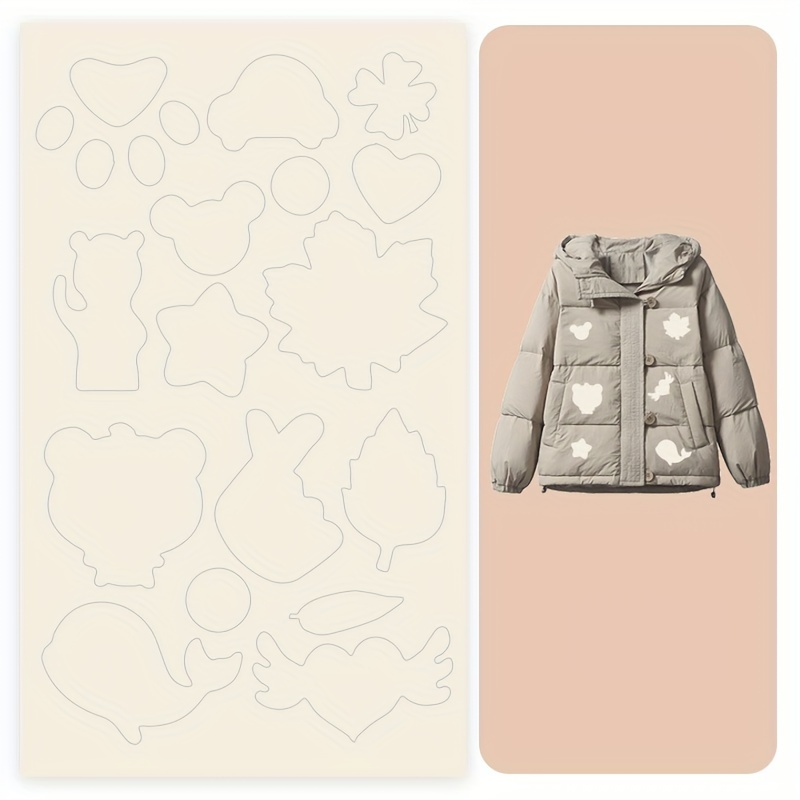 Down Jacket Ripped Decoration Diy Simple Patches Decorative - Temu