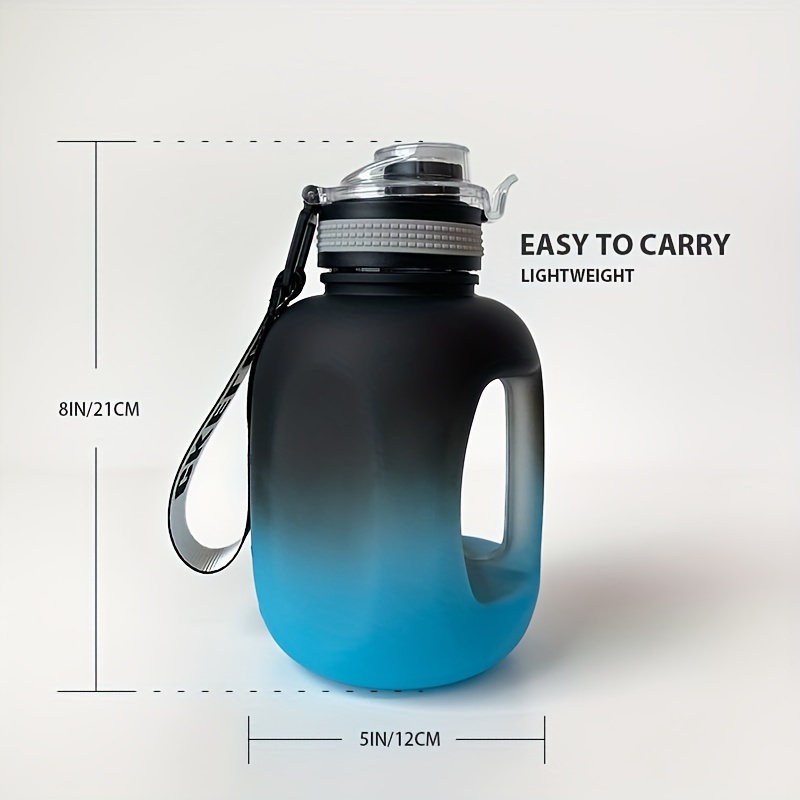 Leakproof Gradient Water Bottles Lockable Lid For Outdoor - Temu