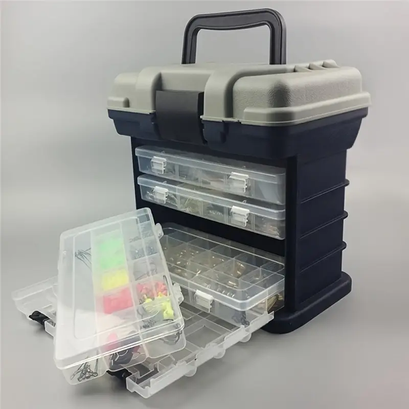 Organize Fishing Tackle Box Portable Multifunctional Storage