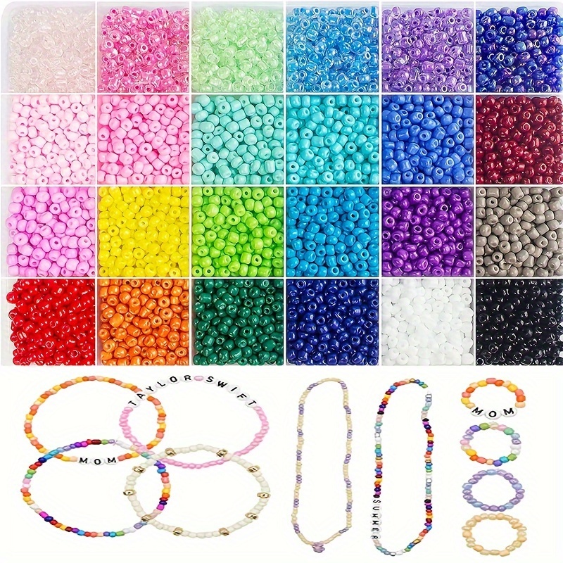 2 Bead Jewelry Making Kits Glass Beads kit Beading Charms Spacer Mixed Lot