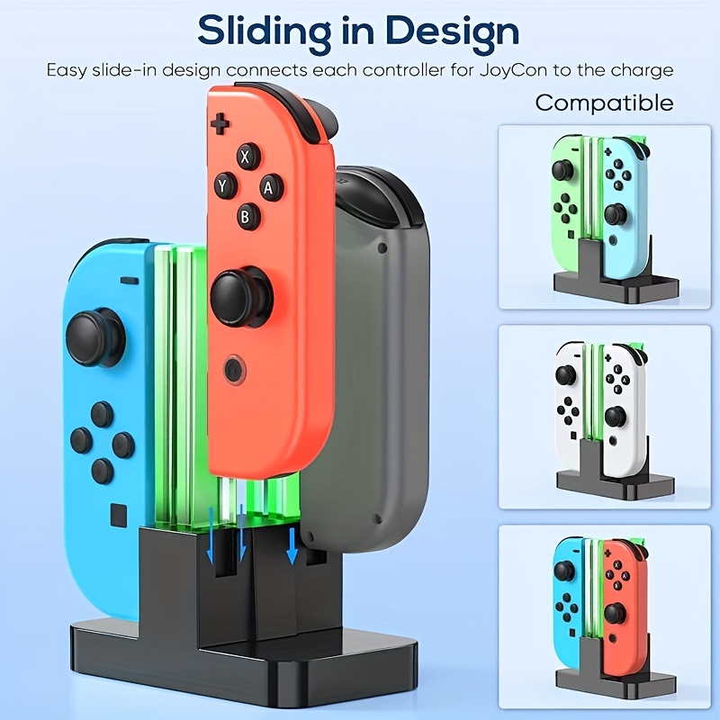 Controller Charger Dock Station Compatible with Nintendo Switch