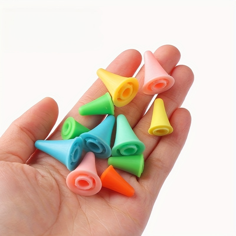 6Pcs Knitting Needles Point Protectors Stoppers Knitting Needle Tip Covers  Caps