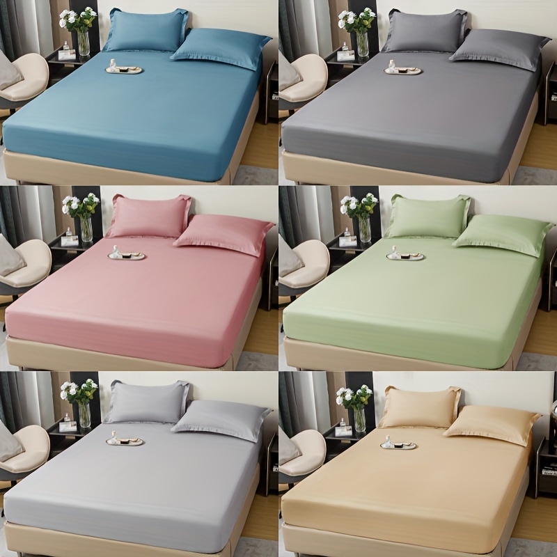 Luxury Bedding Sets Bed Sheet Wholesale Plain Color 3PCS White Fitted Bed  Sheet Set King Size Hotel Microfiber Bed Sets - China Blanket and Textile  price