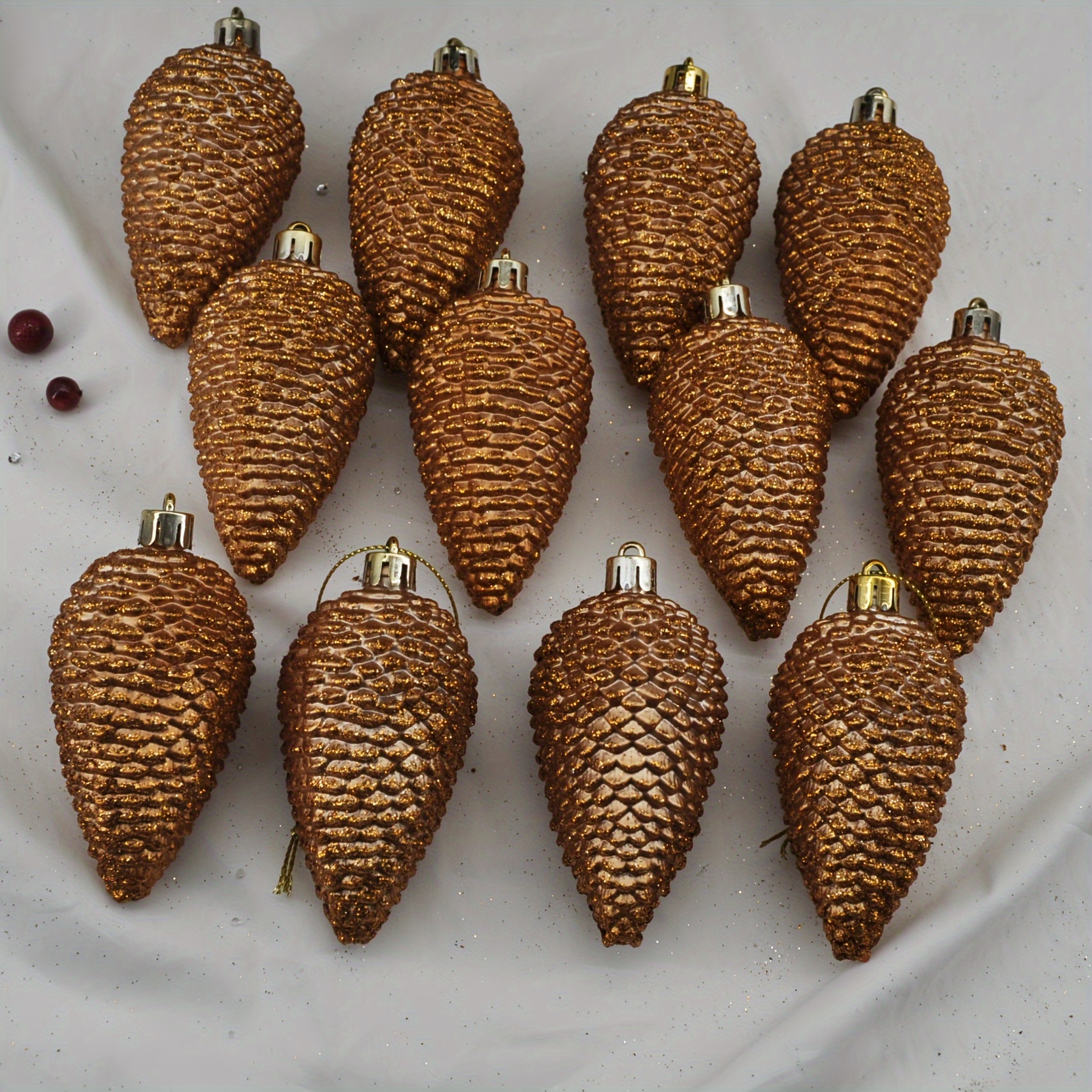 Christmas Pine Cones Natural Pine Cone Ornaments For - Temu