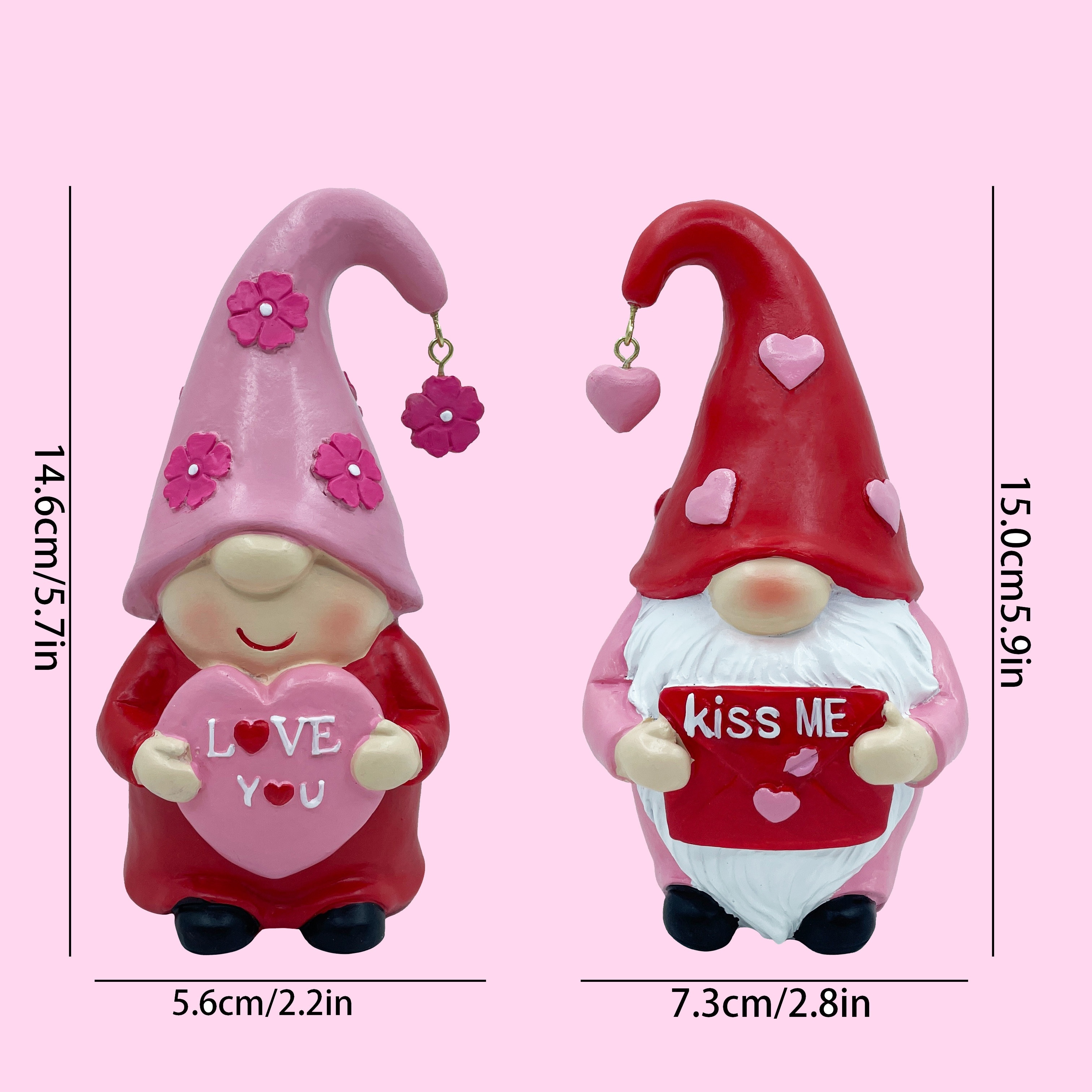 1pc 2024 Nuovo Cuore Rosso Amore Gnome Dolce Regali San - Temu Italy