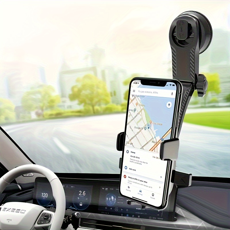 car phone holder mount upgraded adjustable horizontally and vertically cell phone holder for car dashboard compatible with all phones