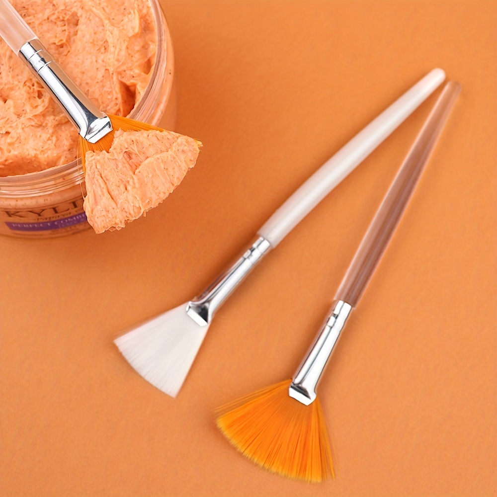 

Facial Brushes Fan Mask Brushes, Soft Facial Applicator Brushes Tools For Peel Glycolic Mask Makeup